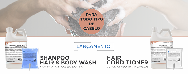 Lançamento: Shampoo Hair & Body Wash e Hair Conditioner