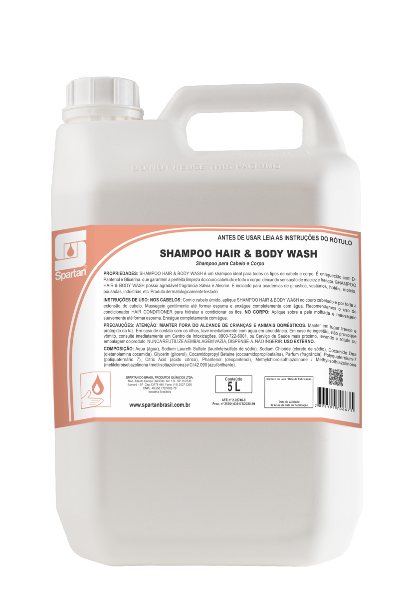 Imagem ilustrativa do produto: Shampoo Hair & Body Wash