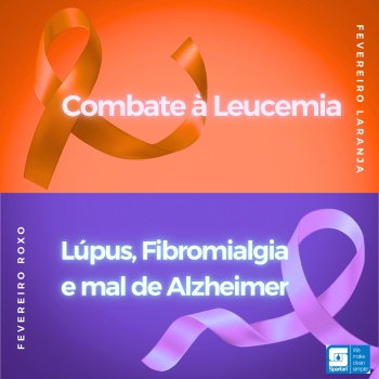 Fevereiro roxo e laranja