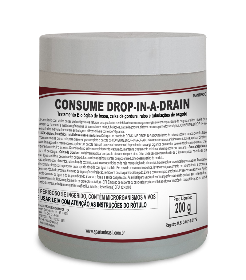 Consume Drop-in-a-Drain