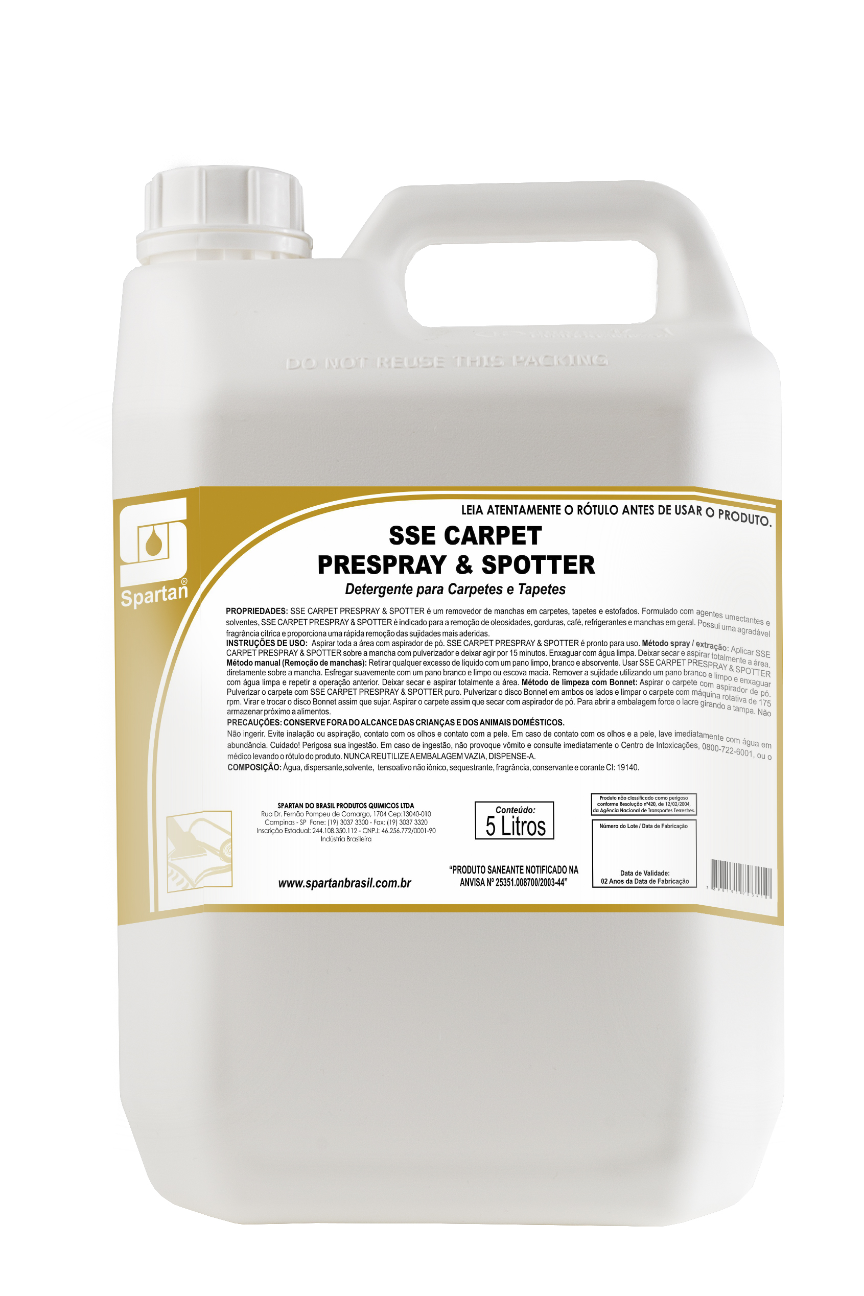 Imagem ilustrativa do produto: SSE Carpet Prespray & Spotter